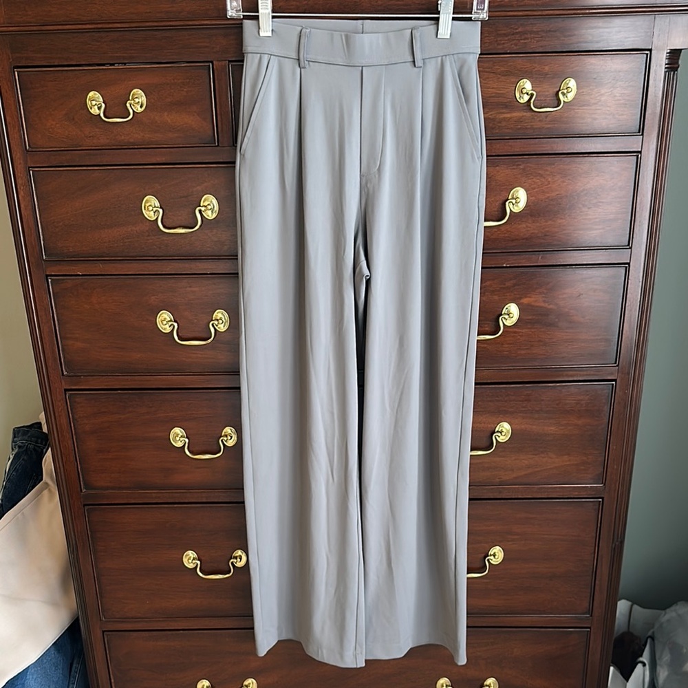 Halar Gray Wide-Leg Pants